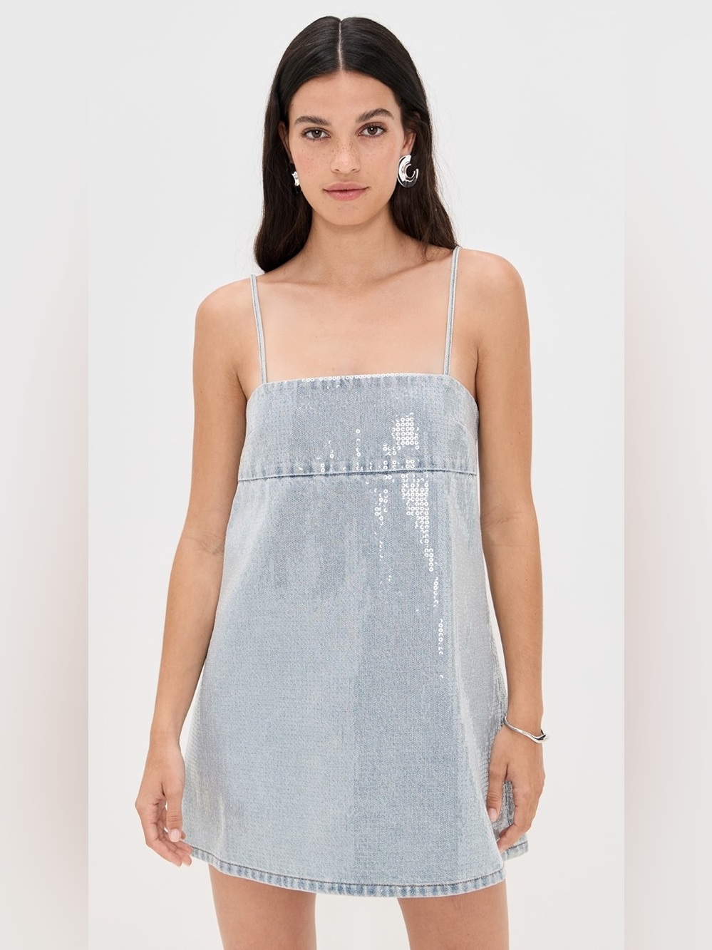 Retrofete Nadiya Denim Mini Dress - Picture 2 of 10